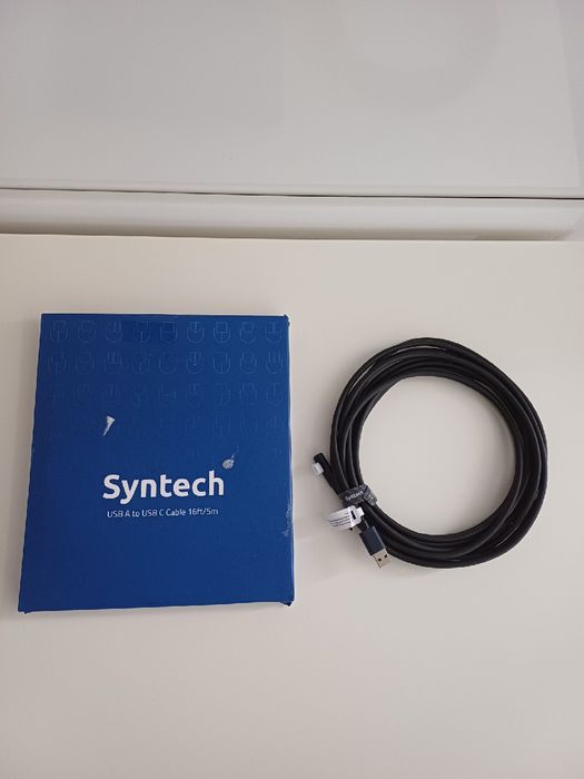 Kabel Usb Syntech Link 5 m Kompatybilny z Akcesoriami Oculus/Meta