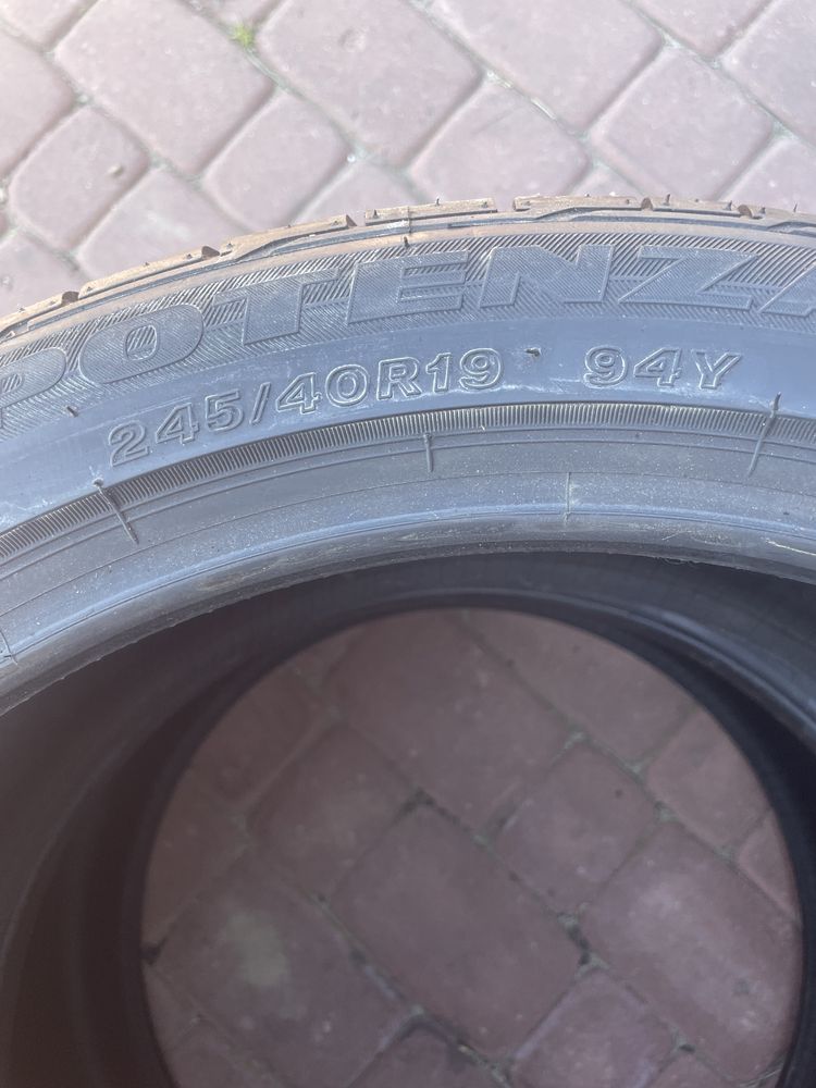 2x OPONA LETNIA Bridgestone Potenza RE050A 245/40/19 94Y!