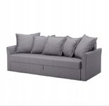 Orginalne pokrycie sofy IKEA Holmsund  3 osobowa szara