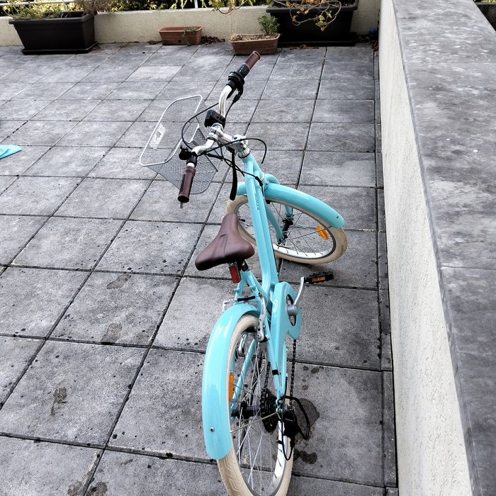 Bicicleta BTWIN Azul Celeste