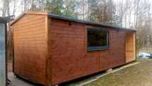 Domek drewniany3x8 Taras , dostępny od ręki