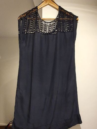 vestido Gupira azul Massimo Dutti