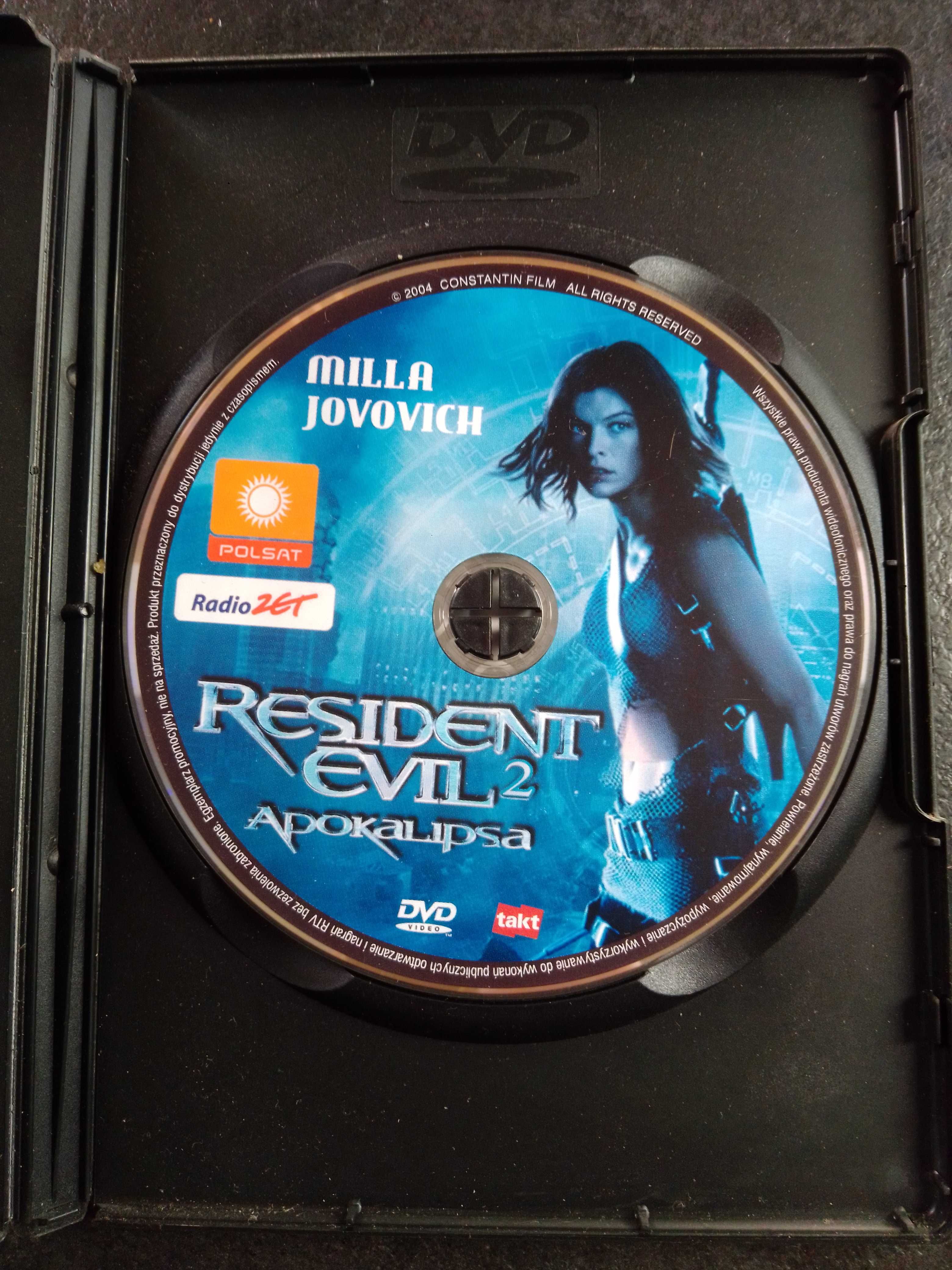 Resident Evil Apokalipsa 2004 film DVD wys. Milla Jovovic