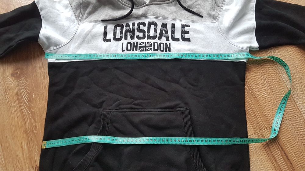 Lonsdale Penbryn Bluza z kapturem   damska kangurka Sleeve ciepła XXL