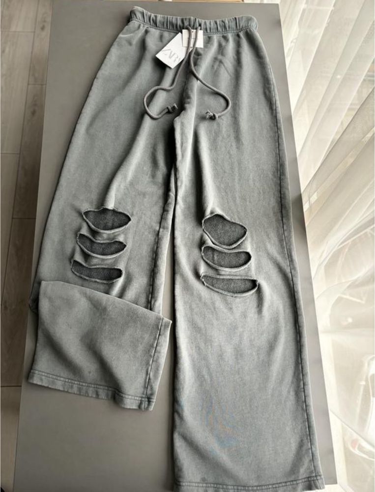 Жіночі спортивні штани палаццо , карго Zara M/ L розміри