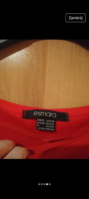 Nowa sukienka z paskiem