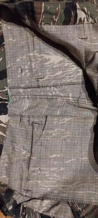 Spodnie Bojówki Tiger Camo Rip-stop Taktyczne Kamuflaż Na Ryby