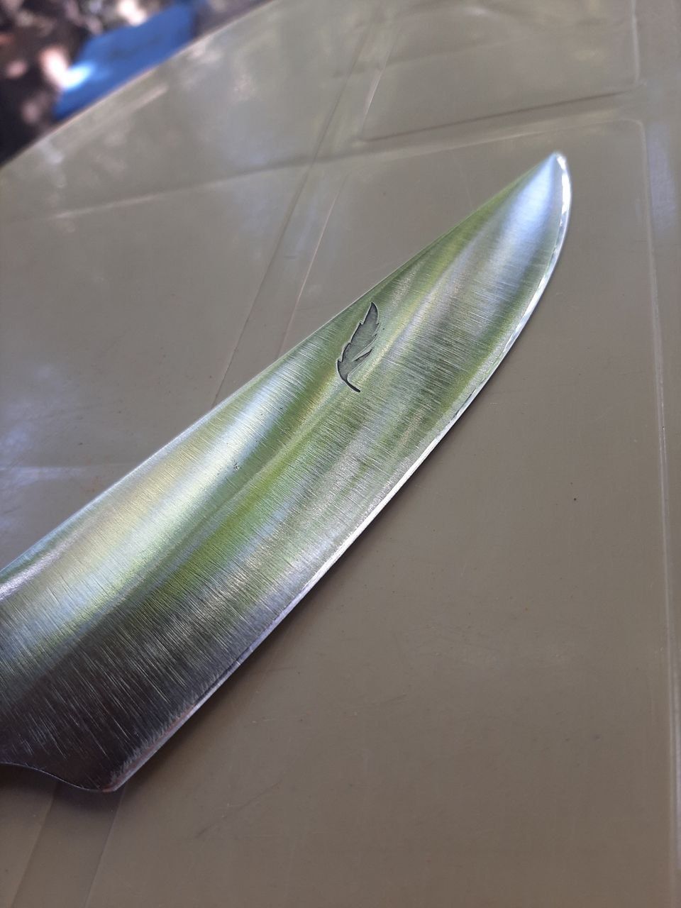 Ніж кухонний. Нож кухонный. Сталь N690 Bohler