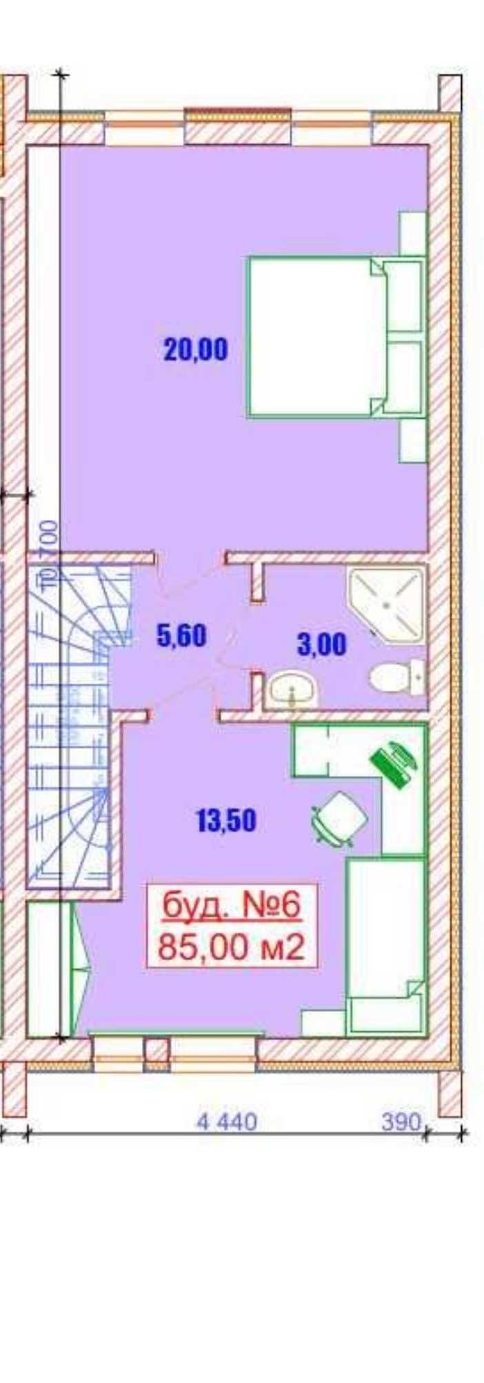 ТАУНХАУС 85м2 з центальними комун., газ. Максимальне наповнення.