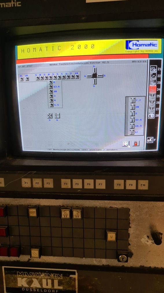 Weeke bp 12 optimat cnc centrum obróbcze brutto