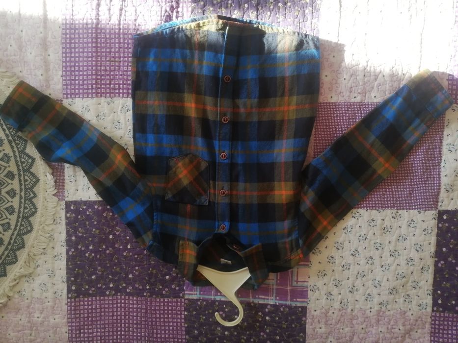 Рубашка на баечке на мальчика 5 лет, р.  110 см.