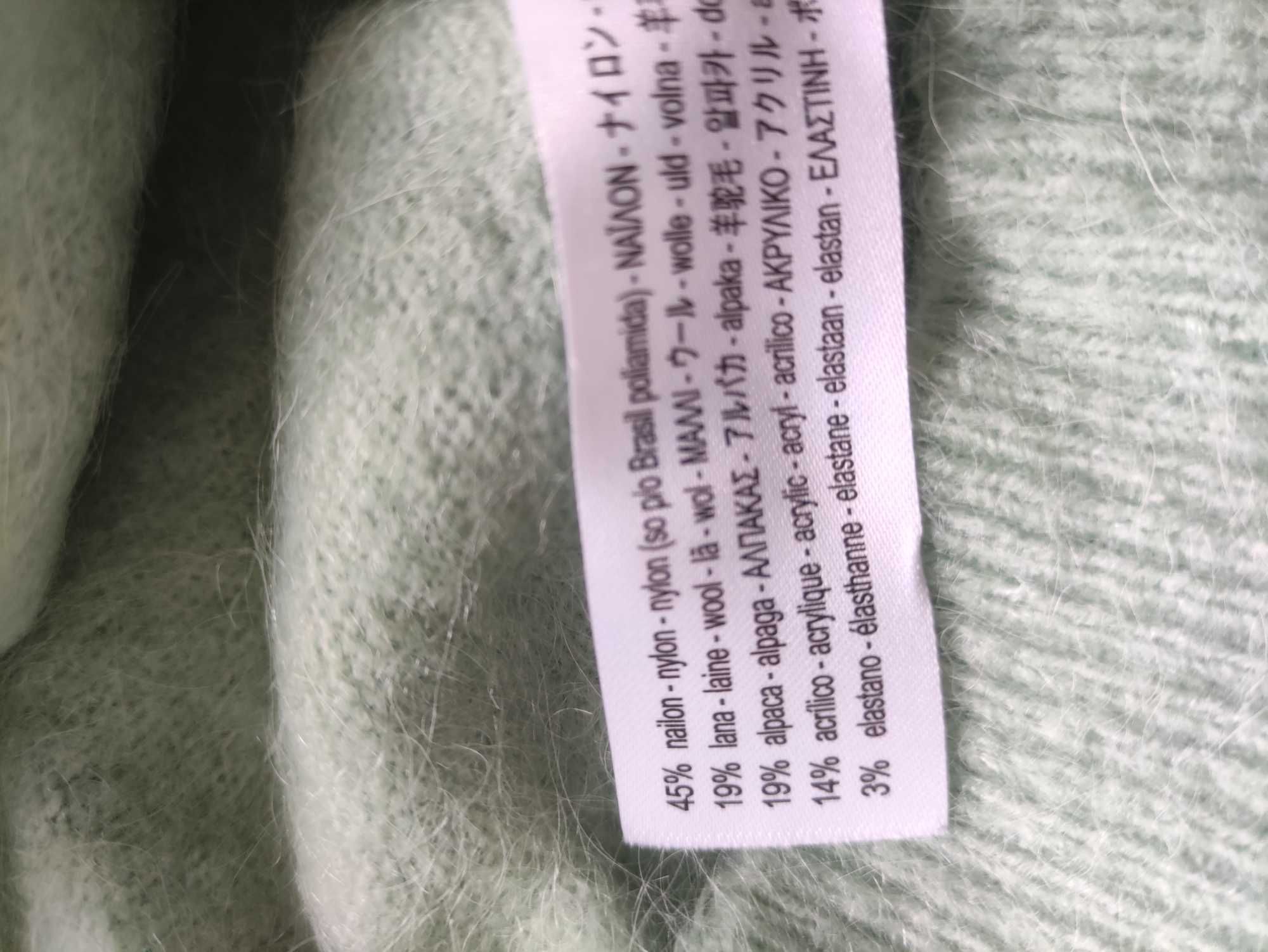 Sweter Zara, wełna i alpaka