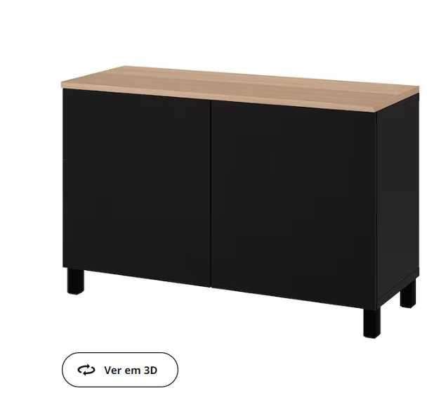 Ikea BestÅ - Comb arrumação c/portas