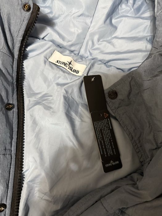 Зимова куртка Stone Island  в синьо-голубому кольорі
