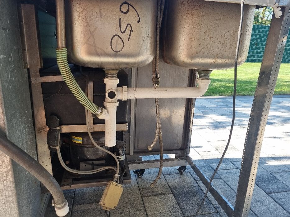 Nalewak do piwa rollbar zlewozmywak dwukomorowy  nierdzewny