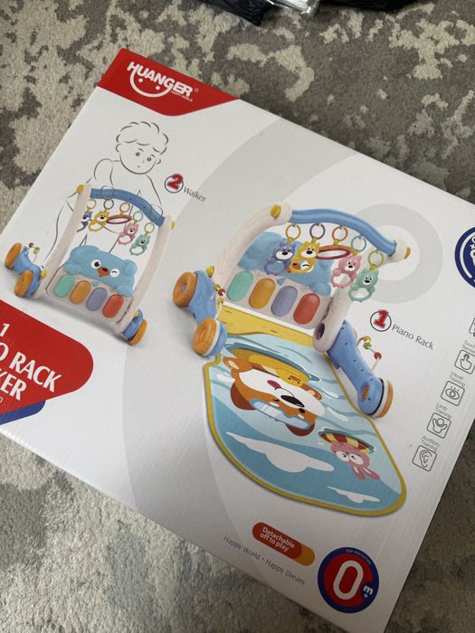 Новий, запакований ігровий килимок 2в1 (каталка та килимок піаніно)