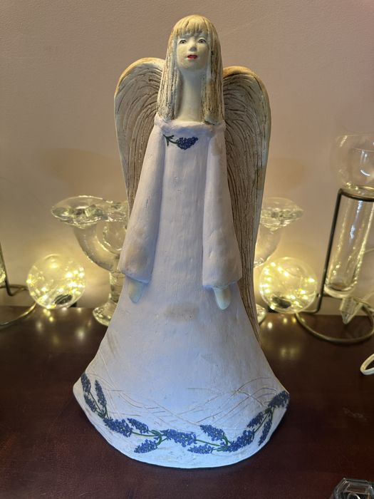 Anioł gipsowy art. Świąteczny