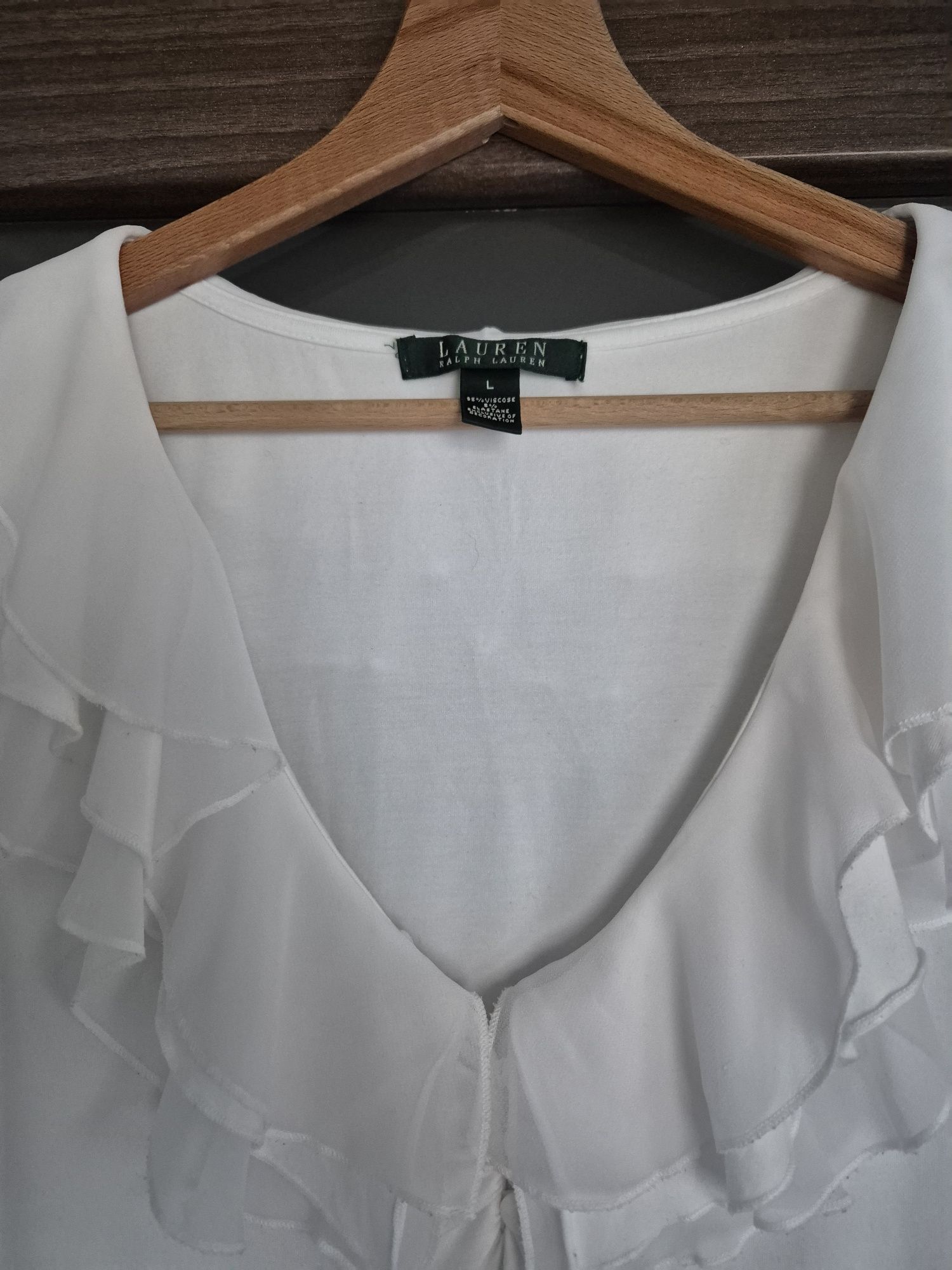 Bluzka Ralph Lauren  R.L biała