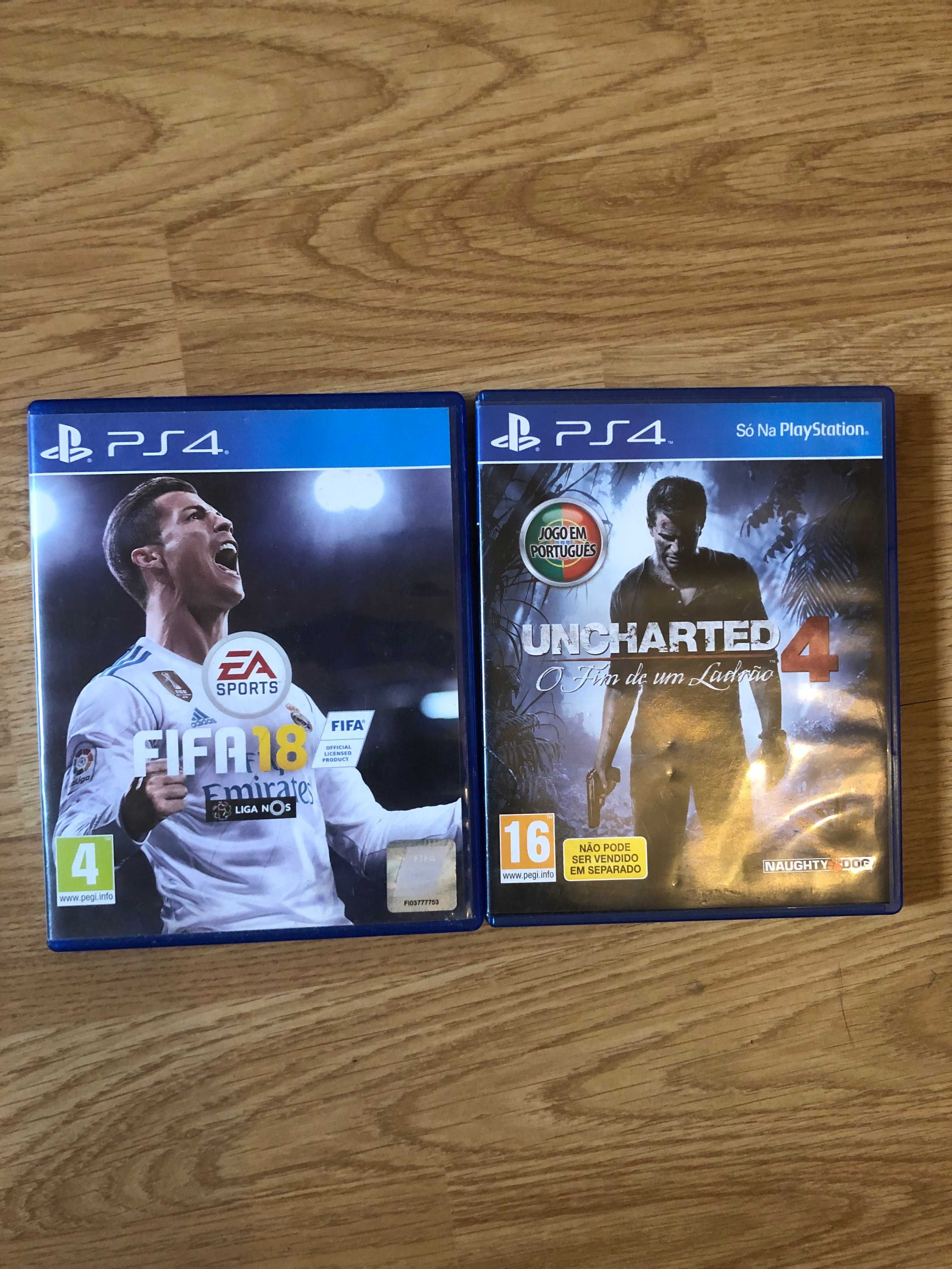 Jogos PS4 Fifa & Uncharted