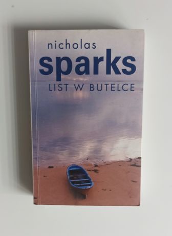 Ksiazka List w butelce - N. Sparks