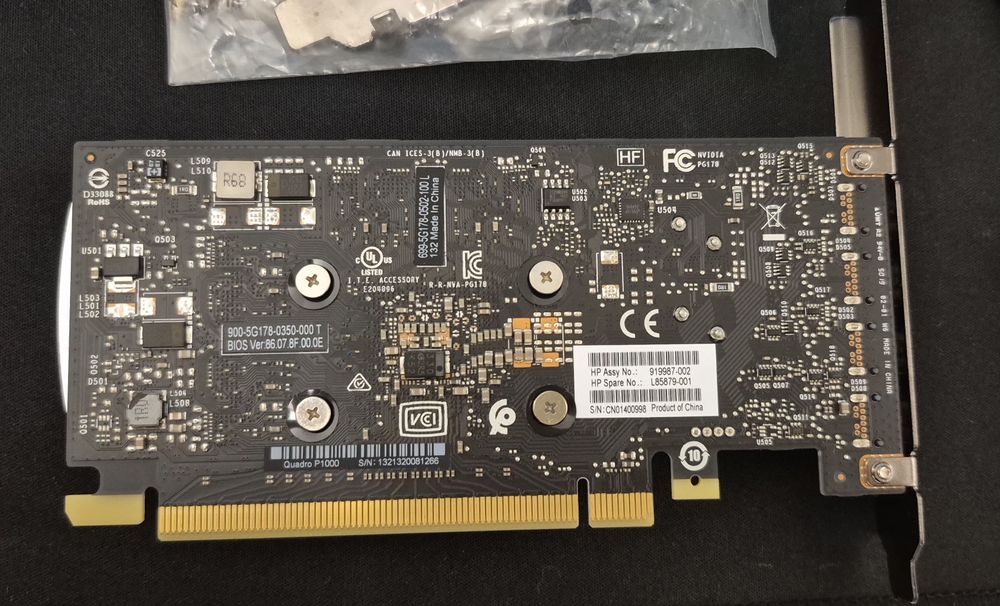 Karta graficzna Nvidia Quadro P1000 4gb LP CAD
