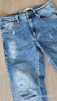 Spodnie jeansowe męskie chłopięce ZARA rozmiar 38