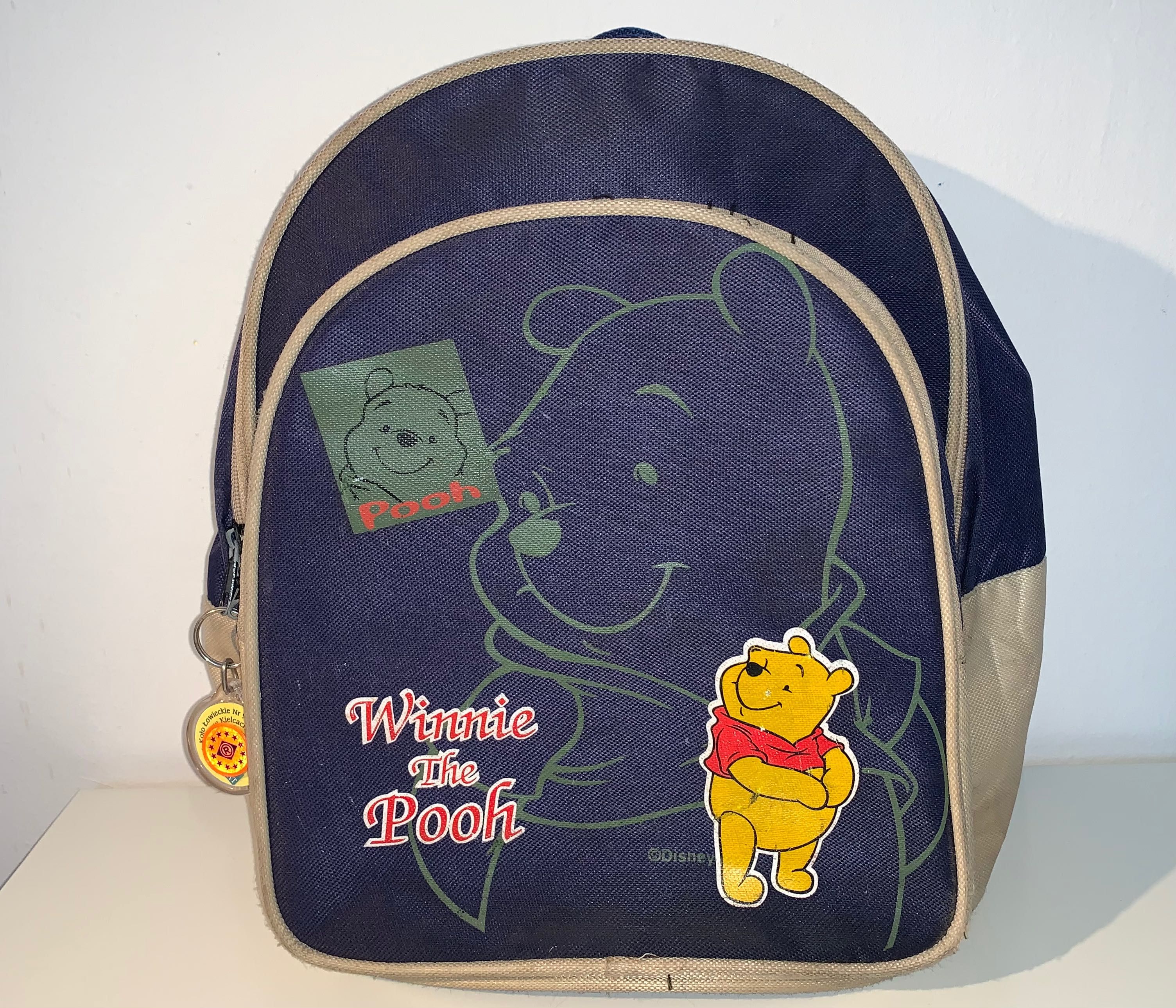 Plecak Kubuś Puchatek dziecko do szkoły przedszkola + odblaski Vintage