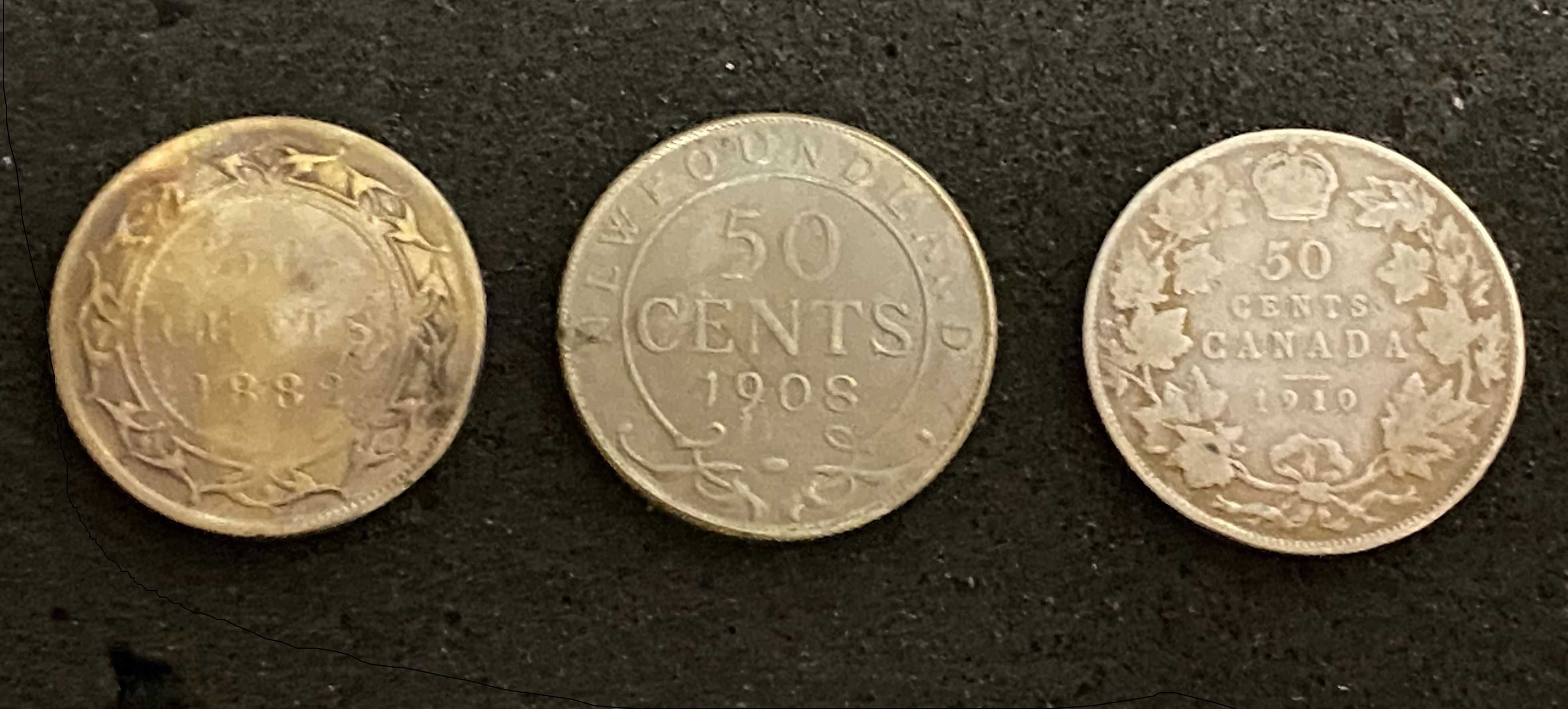 Kanada  1910   50 centow   srebro    Unikat