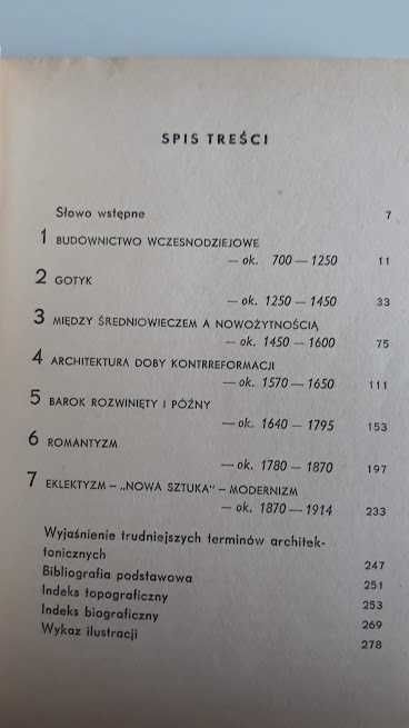 Zarys dziejów architektury w Polsce. A. Miłobędzki. 1963