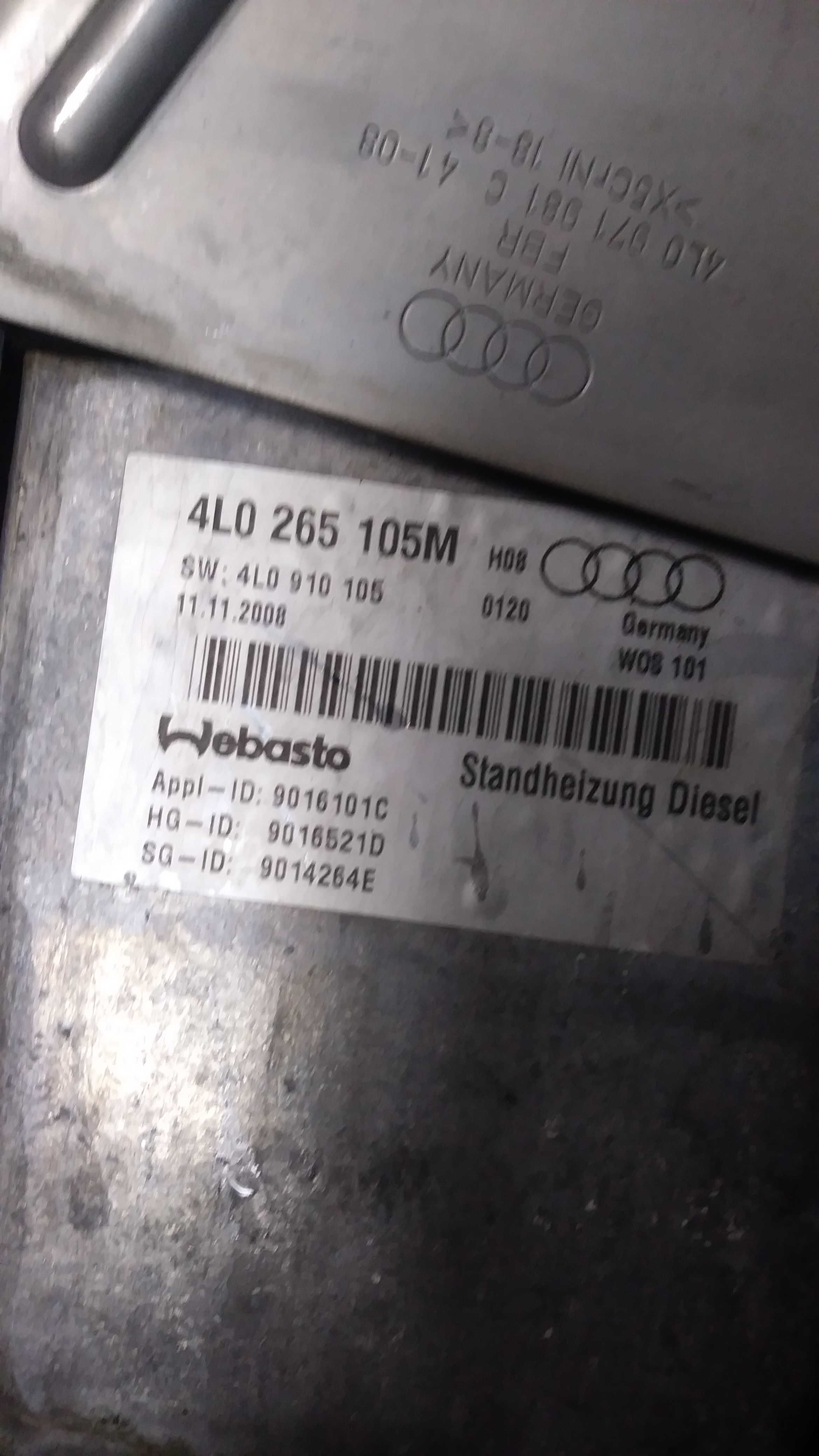 Audi Q7 4L Webasto sterownik pilot Części