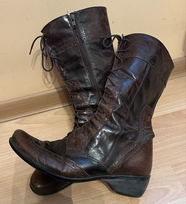 Kozaki damskie ze skóry Gino Rossi