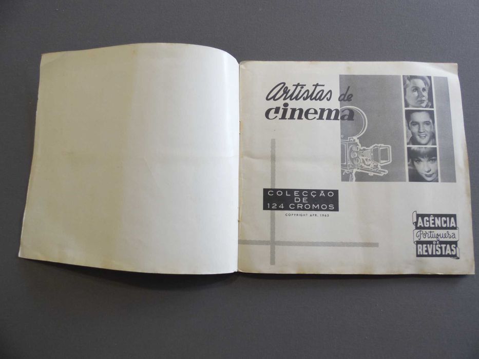Caderneta Artistas de Cinema Completa