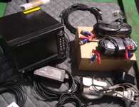 Zestaw Rejestrator z monitorem LCD + Trzy Kamery + pilot