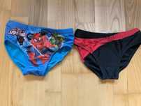 2 pary kąpielówek Spiderman 104/110