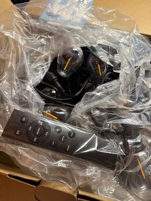 Girlanda LED 30 światełek + pilot | 30 metrów | Adapter GRATIS