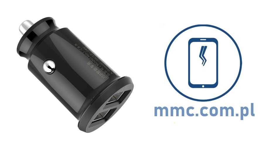 Baseus Circular inteligentna ładowarka samochodowa 2x USB QC3.0