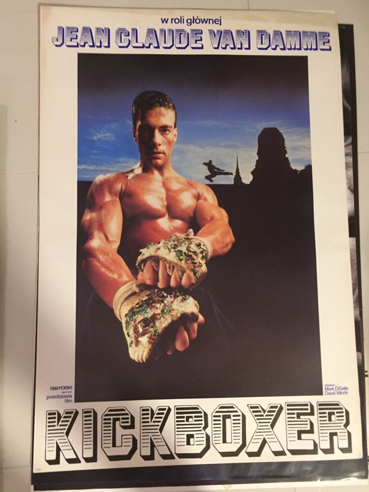 Plakat filmowy kickboxer van damme