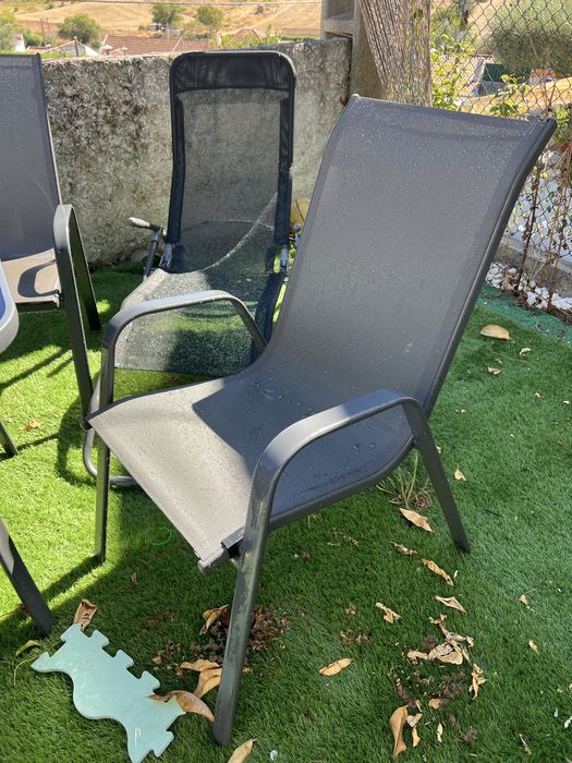 Conjunto jardim mesa e cadeiras KASA