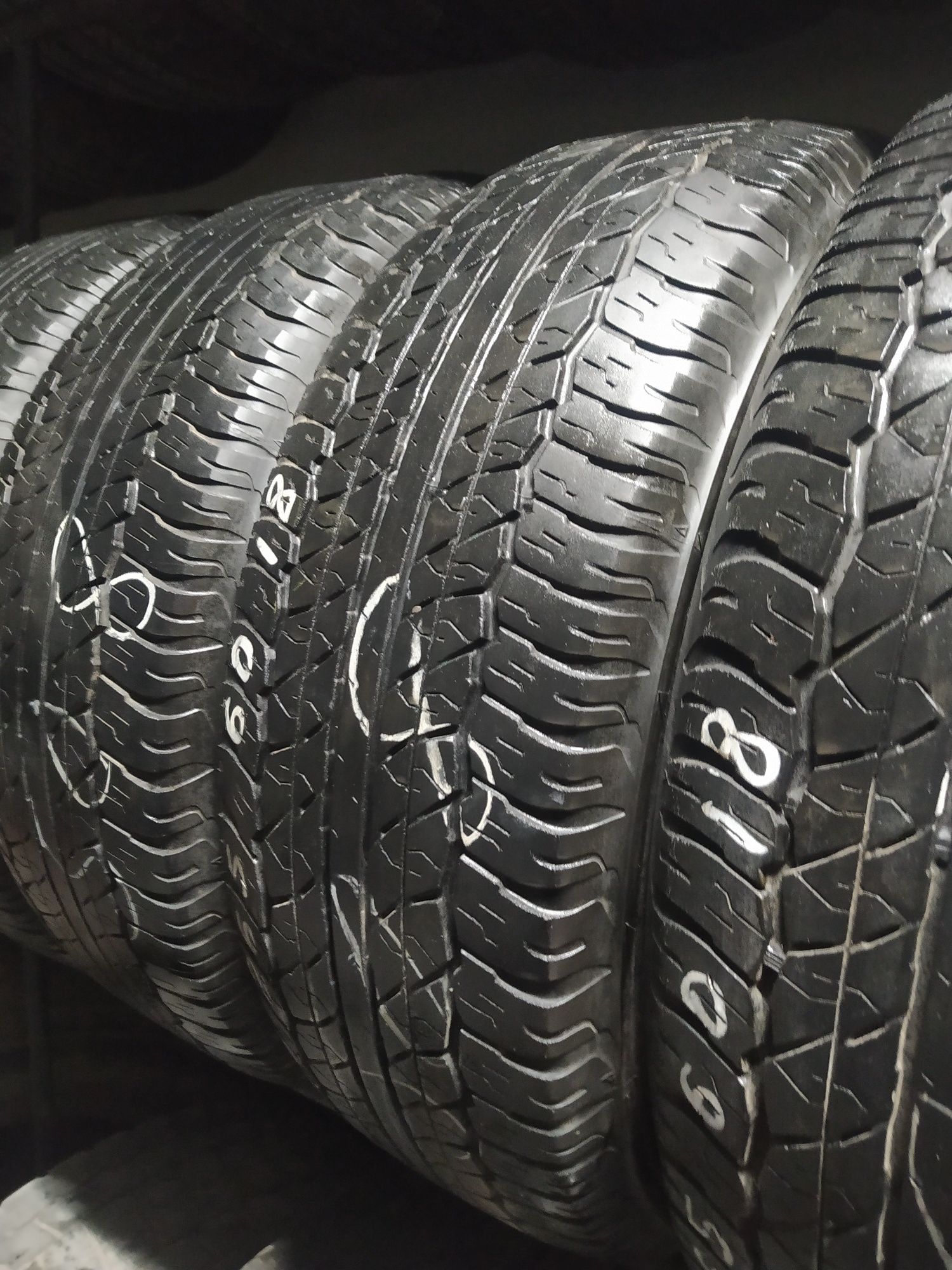 265/60 r 18 комплект, пара летних шин из Европы.