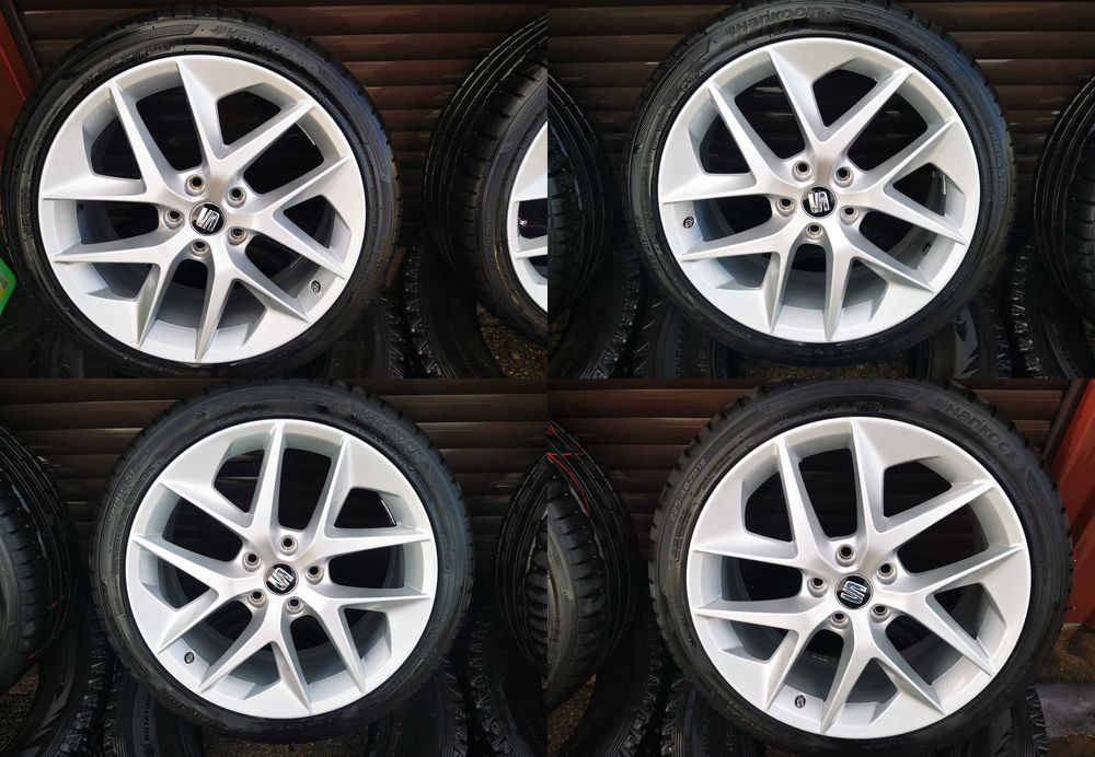 SEAT kpl. ALUFELGI + OPONY 225/40R18 performance CUPRA leon FR 5x112