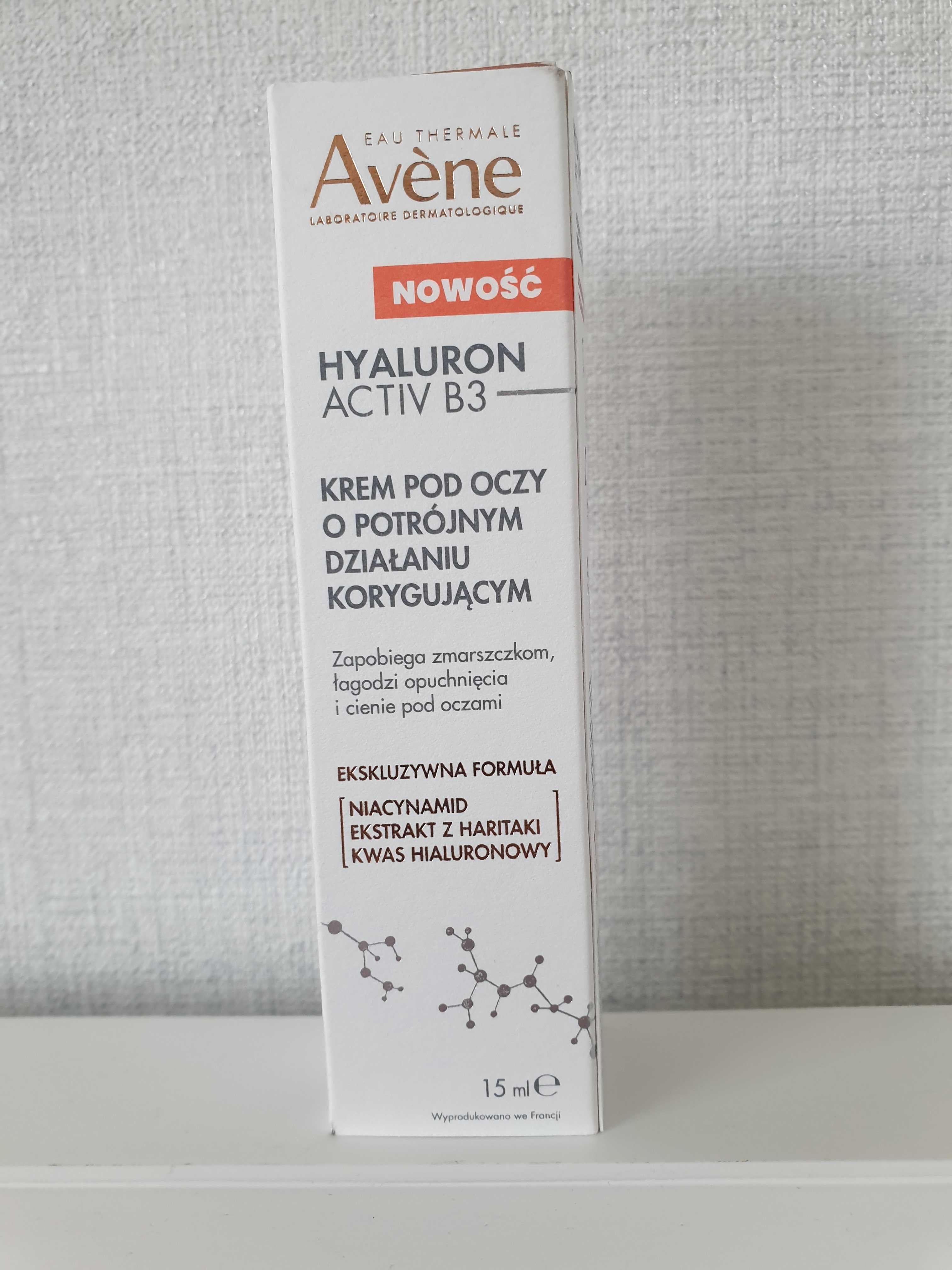 Avene Hyaluron Activ B3 Krem pod oczy 15 ml