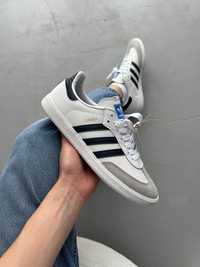 (унісекс) кросівки Adidas Samba White/Grey/Dark Blue