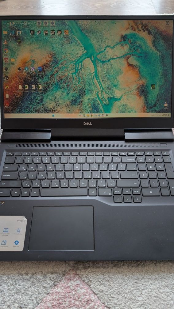 Ноутбук dell g7 7700, 17", RTX2070(8gb), ram 16 gb, intel i7,