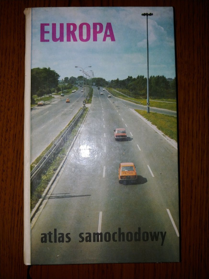 Atlas samochodowy Europa 1986