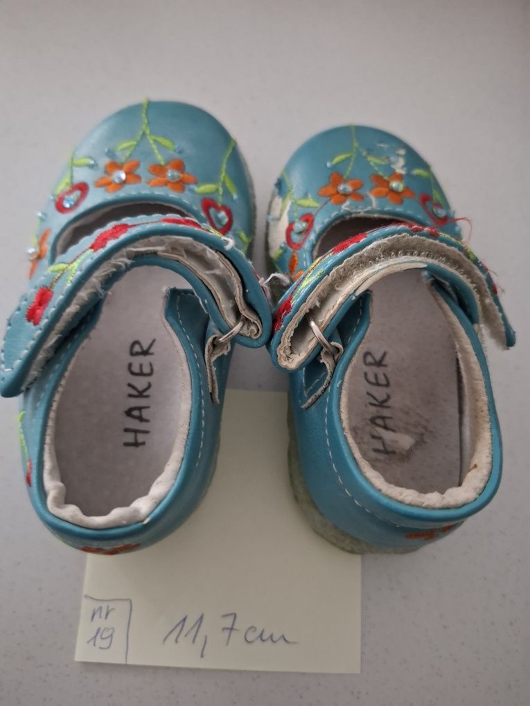 Buty niemowlęce buciki 6 par rozmiary 19-20