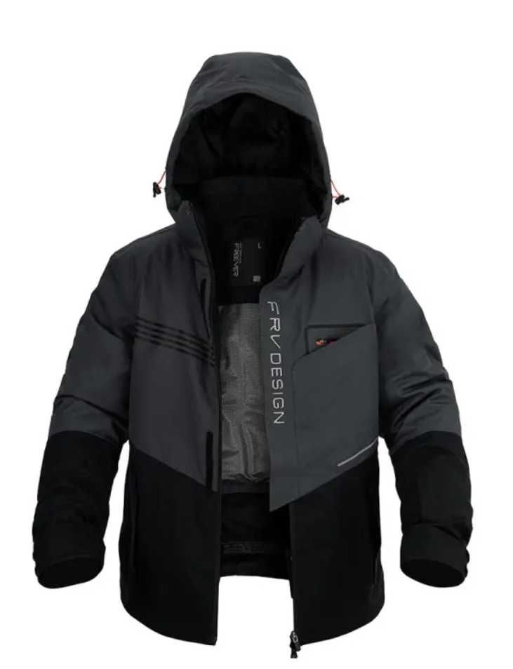 Гірськолижна куртка чоловіча Freever AF 21786 сіра Розмір: L