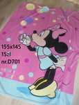 Koc kocyk duży 155x145 myszka minnie