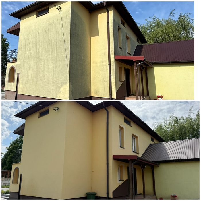 Mycie i malowanie dachów i elewaci czyszczenie kostki brukowej