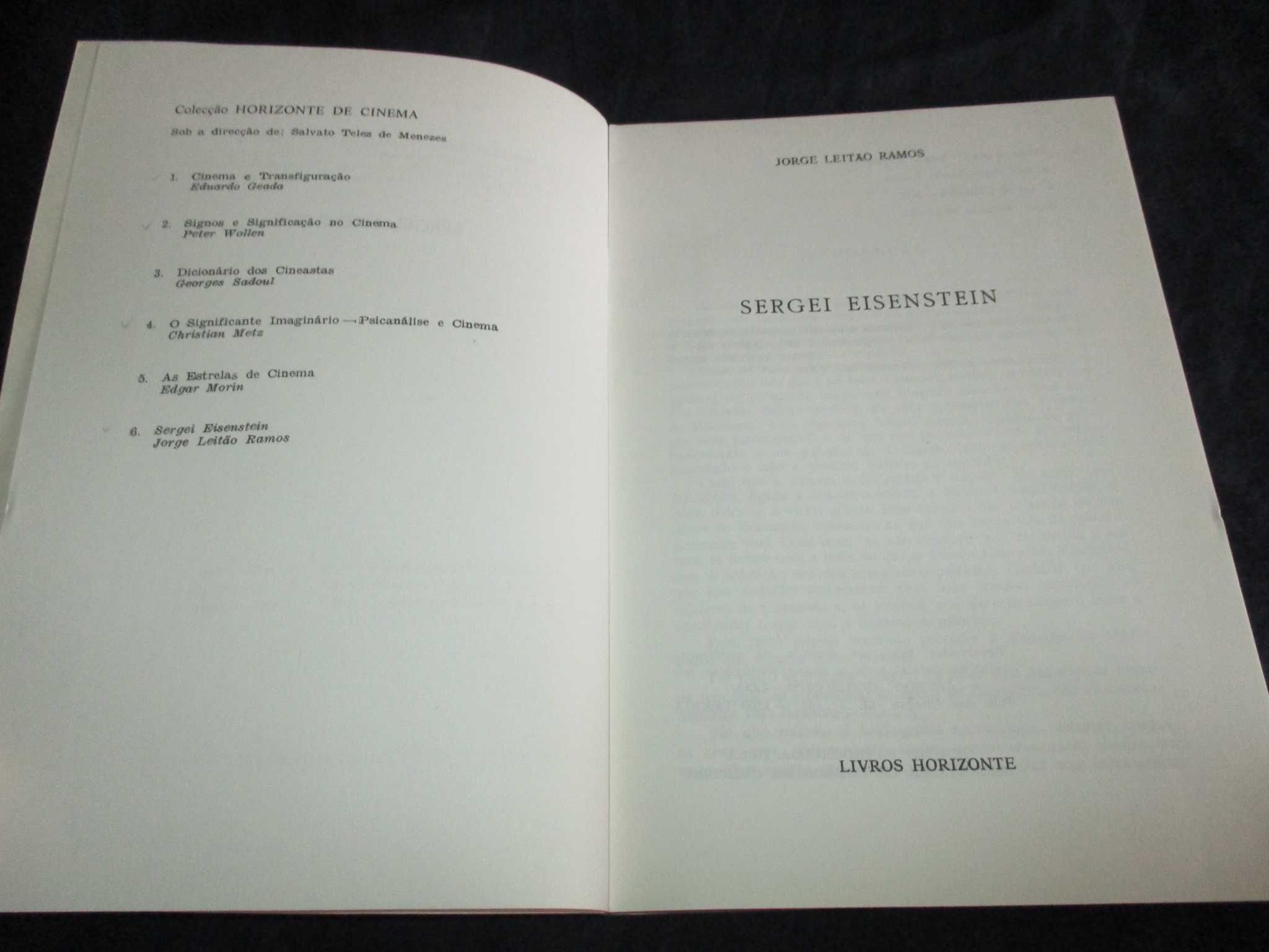 Livro Sergei Eisenstein Jorge Leitão Ramos