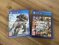 Jogos PS4 GTA V + Ghost Recon